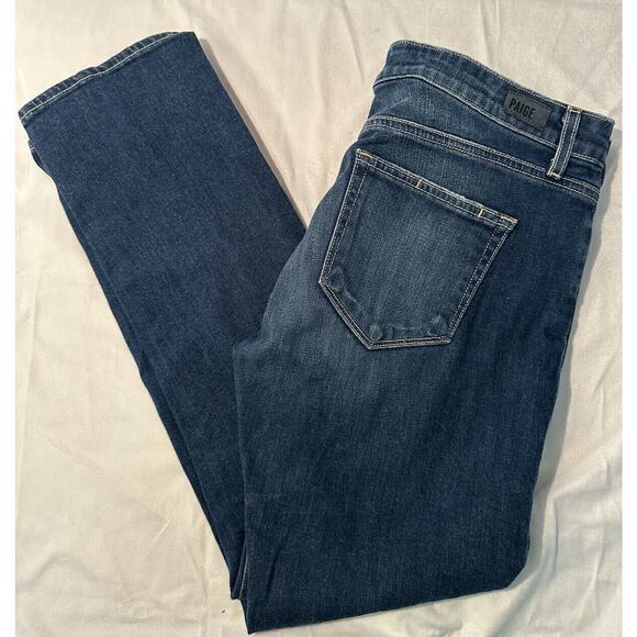 PAIGE - Brigitte Woman's Jeans Dark Wash Sz 27 - Picture 1 of 8
